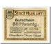 Banconote, Germania, Husum, 50 Pfennig, Batiment, 1920, SPL, Mehl:639.1