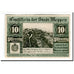 Banknote, Germany, Meppen, 10 Pfennig, Batiment, 1921, 1921-05-31, UNC(63)