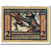 Geldschein, Deutschland, Munster, 2 Mark, personnage 1, 1921, 1921-08-01, UNZ-