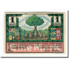 Geldschein, Deutschland, Suderbrarup, 1 Mark, personnage, 1920, UNZ-