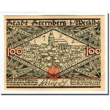 Billet, Allemagne, Sternberg Stadt, 100 Pfennig, personnage, 1922, 1922-01-23