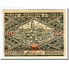 Banconote, Germania, Sternberg Stadt, 100 Pfennig, personnage 2, 1922