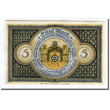 Banknote, Germany, Osnabruck, 5 Mark, personnage, 1921, UNC(63), Mehl:1032.1