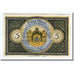 Banknote, Germany, Osnabruck, 5 Mark, personnage, 1921, UNC(63), Mehl:1032.1
