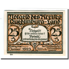 Banknote, Germany, Quedlinburg Stadt, 25 Pfennig, Batiment, 1921, UNC(63)