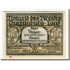 Banknote, Germany, Quedlinburg Stadt, 50 Pfennig, batiment 1, 1921, UNC(63)