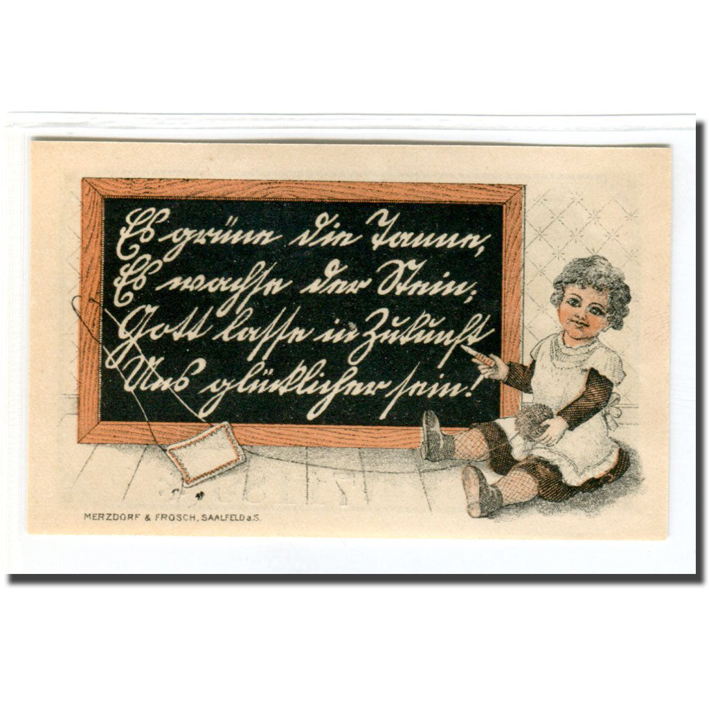 Geldschein, Deutschland, Lehesten Stadt, 50 Pfennig, personnage, 1921, UNZ-