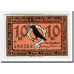 Banknote, Germany, Merseburg Stadt, 10 Pfennig, personnage, 1921, 1921-05-01