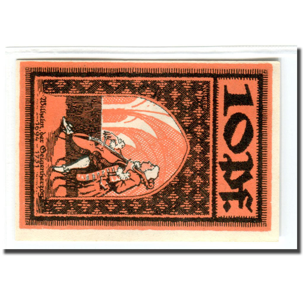 Banknote, Germany, Merseburg Stadt, 10 Pfennig, personnage, 1921, 1921-05-01