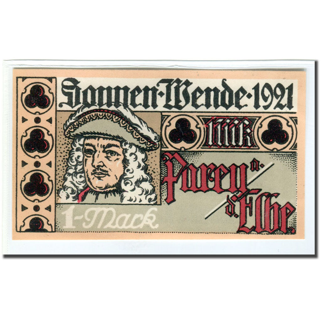 Banconote, Germania, Parey a.d Elbe, 1 Mark, personnage 1, 1922, 1922-04-01
