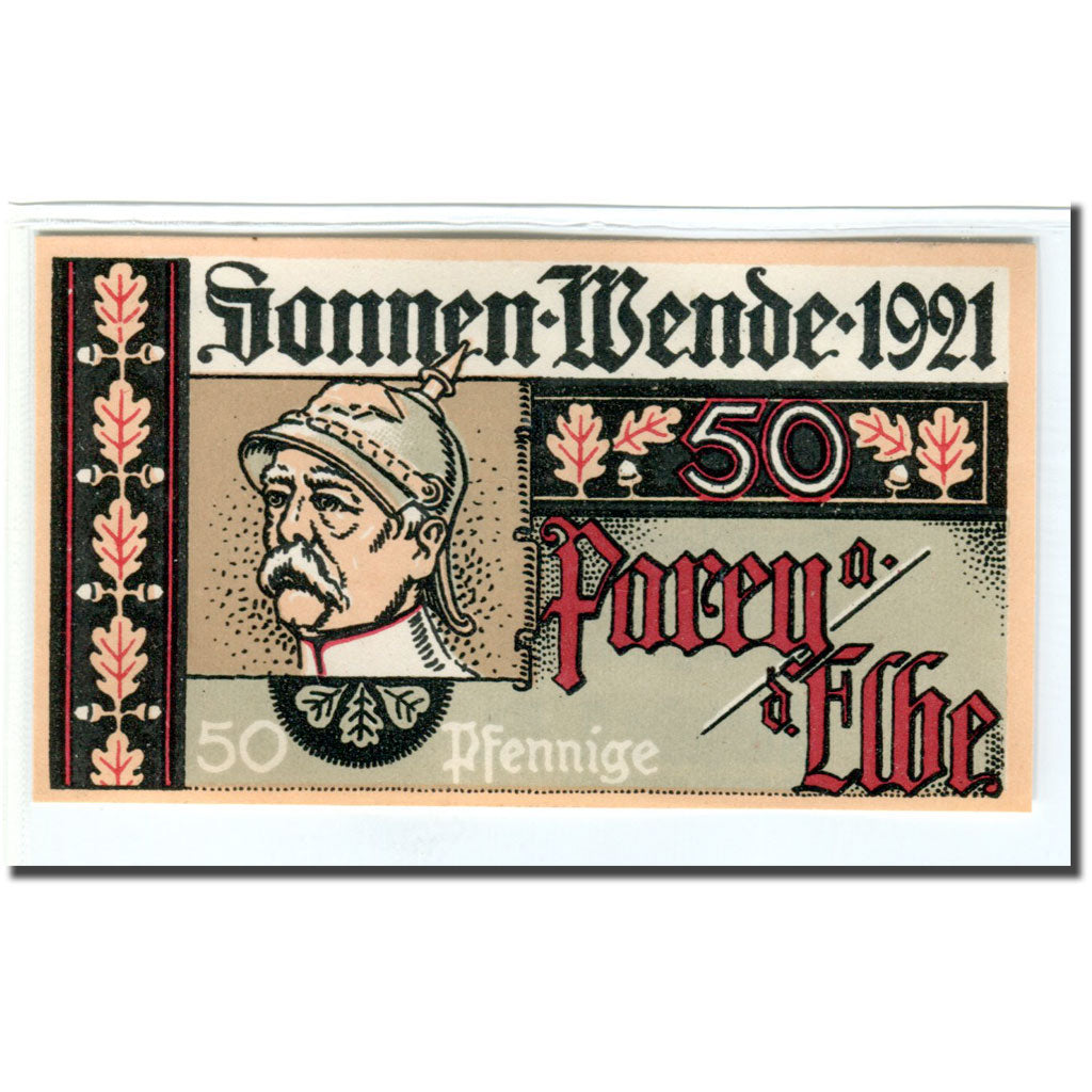 Banconote, Germania, Parey a.d Elbe, 50 Pfennig, personnage 2, 1922, 1922-04-01