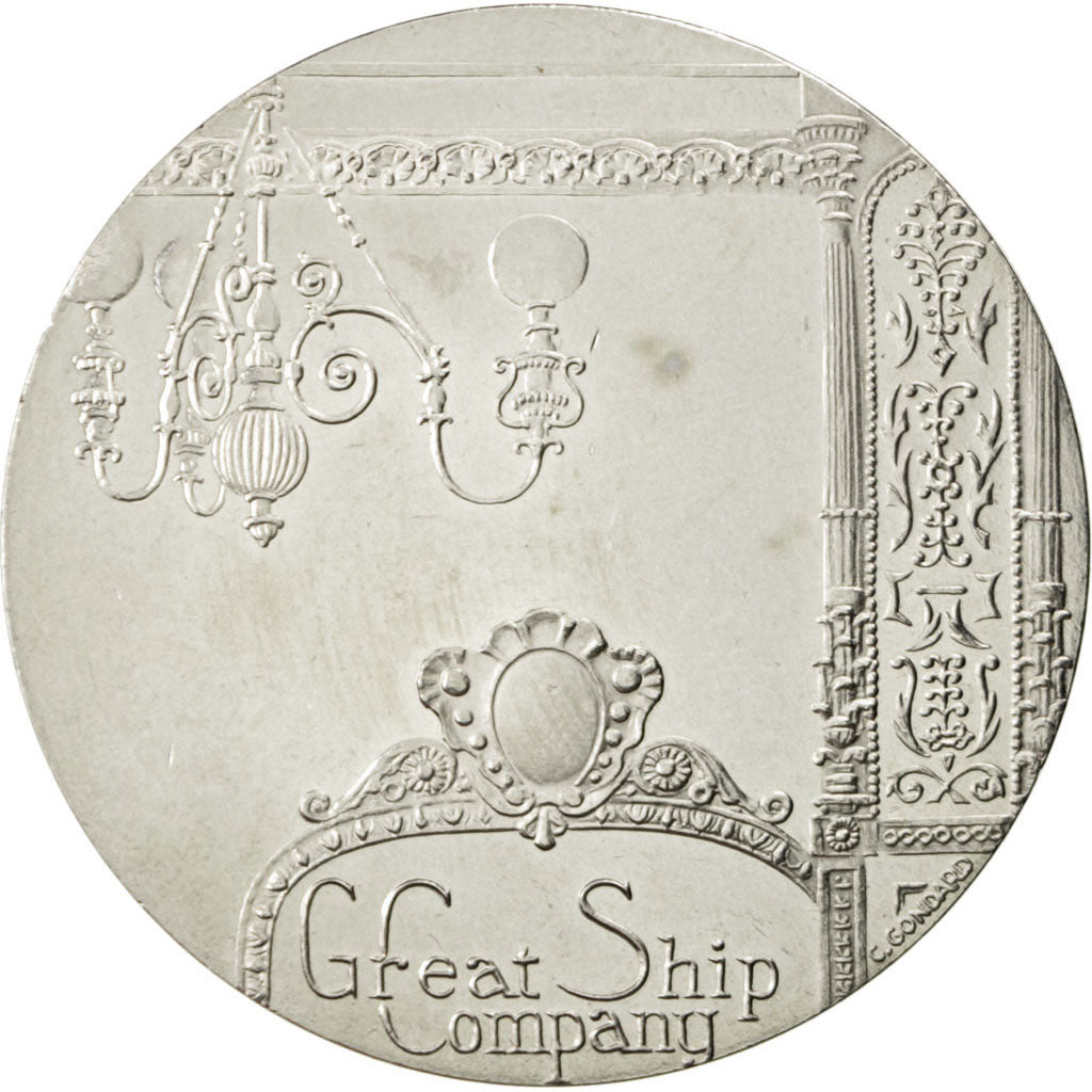 FRANCE, Shipping, French Fifth Republic, Medal, MS(60-62), Nickel, 41, 30.50