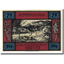 Banconote, Germania, Hessisch Oldendorf, 75 Pfennig, personnage, 1921
