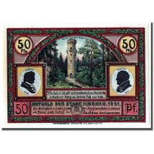 Banknote, Germany, Ilmenau Stadt, 50 Pfennig, village, 1921, UNC(63), Mehl:643.4