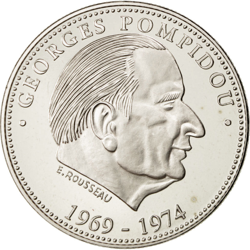 Francja, Medal, Piąta Republika Francuska, Historia, MS(65-70), Nikiel