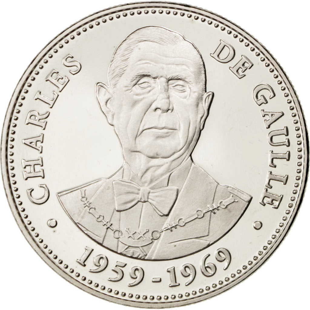 FRANCE, History, French Fifth Republic, Medal, MS(65-70), Nickel, 41, 31.00