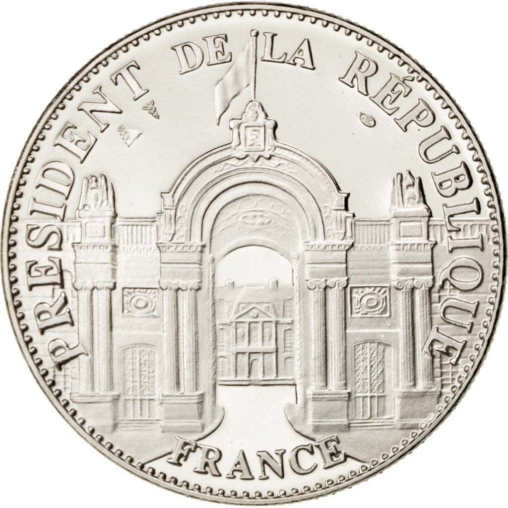 FRANCE, History, French Fifth Republic, Medal, MS(65-70), Nickel, 41, 31.00