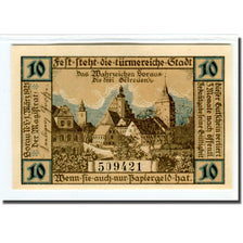 Banknote, Germany, Sorau .NL, 10 Pfennig, Blason, 1921, 1921-03-01, UNC(63)