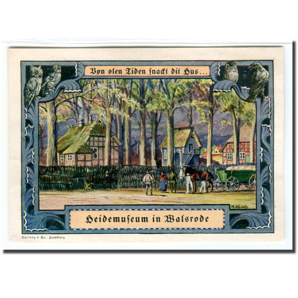 Banknote, Germany, Walsrode, 1 Mark, personnage 1, 1922, 1922-04-30, UNC(63)