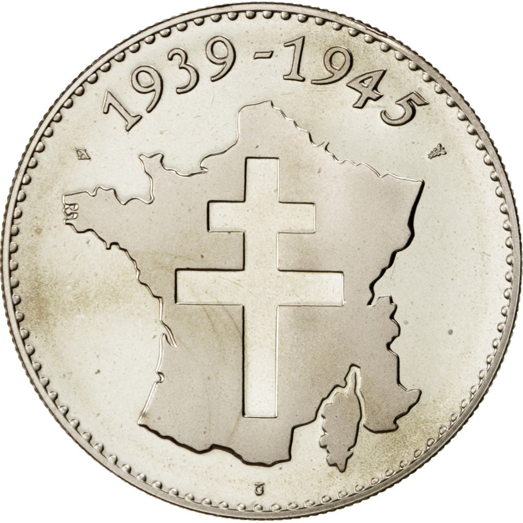 FRANCE, History, French Fifth Republic, Medal, MS(65-70), Jimenez, Nickel, 41,..