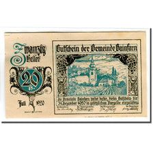 Banknote, Austria, Gainfarn, 20 Heller, Blason, 1920, AU(55-58), Mehl:217