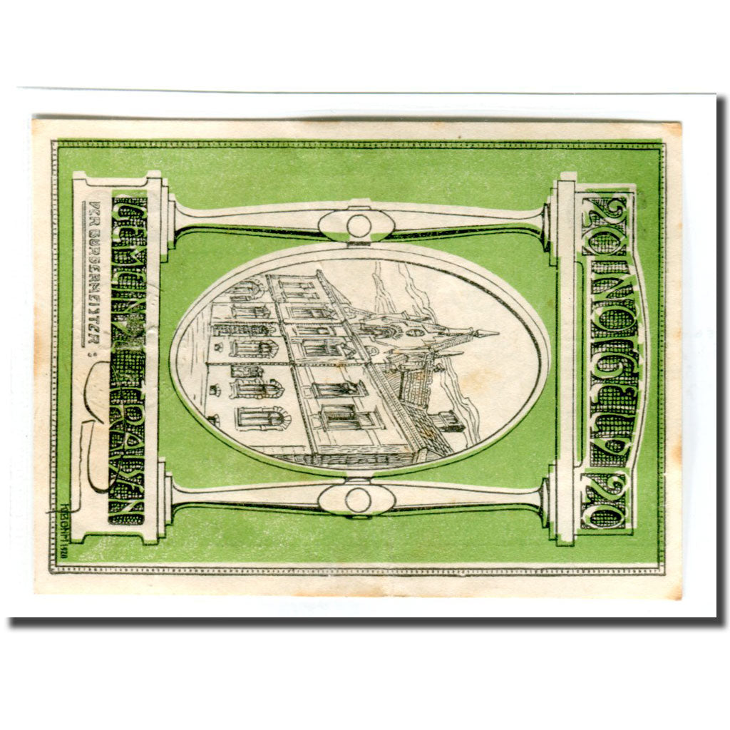 Banknote, Austria, Traisen, 20 Heller, Batiment, AU(55-58), Mehl:1076IIa