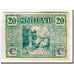 Banknote, Austria, Mistelbach, 20 Heller, paysage 1, 1920, UNC(63), Mehl:614c