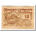 Biljet, Oostenrijk, Ober-Wölbling N.Ö. Marktgemeinde, 10 Heller, Texte, 1920