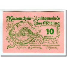 Banknote, Austria, Ober-Wölbling N.Ö. Marktgemeinde, 10 Heller, Texte 6, 1920