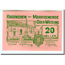 Banknote, Austria, Ober-Wölbling N.Ö. Marktgemeinde, 20 Heller, Texte 7, 1920