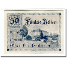 Banknote, Austria, Ober-Grafendorf N.Ö. Gemeinde, 50 Heller, Texte 2, 1920