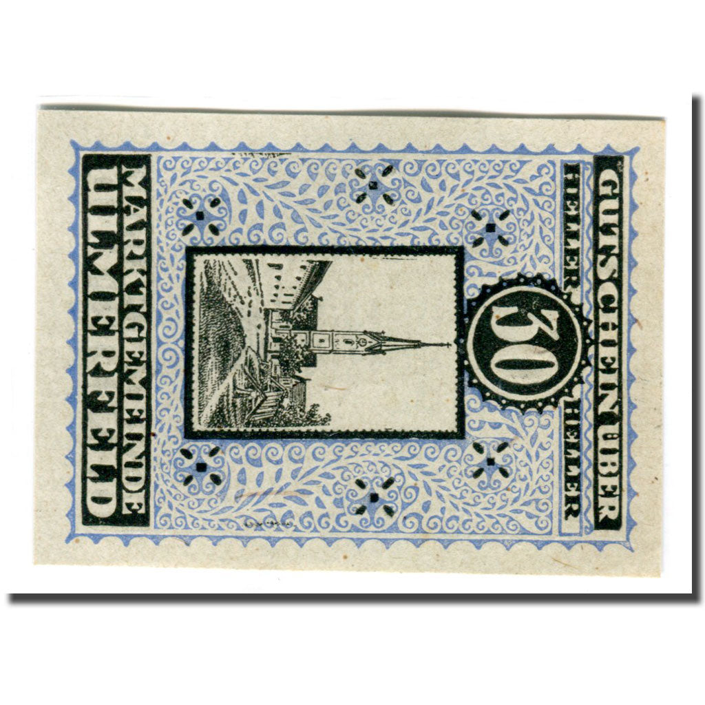 Banknote, Austria, Ulmerfeld, Heller, Eglise 1, 1920, 1920-01-01, UNC(63)