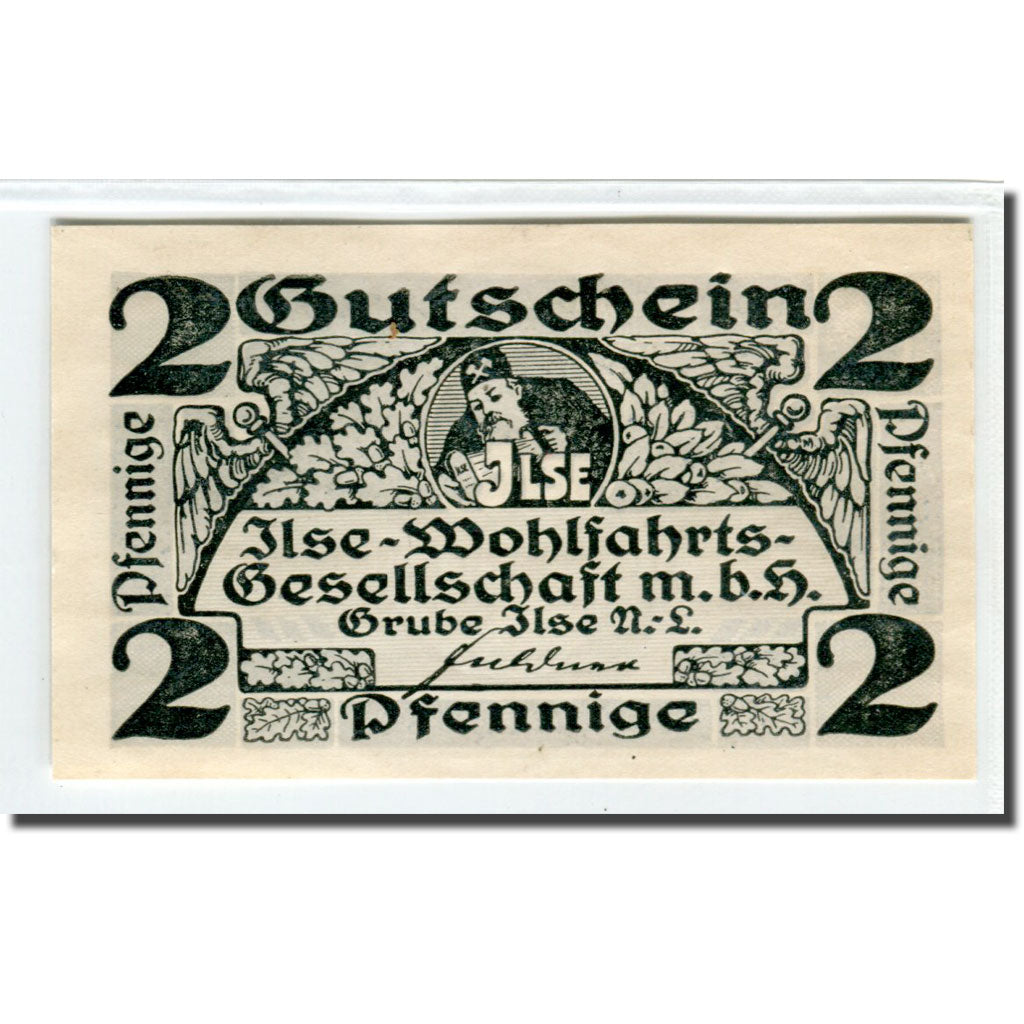 Banknote, Germany, Grube Ilse, 2 Pfennig, valeur faciale, 1917, UNC(63)