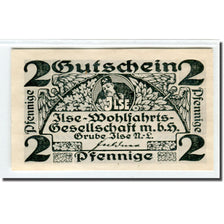 Banknote, Germany, Grube Ilse, 2 Pfennig, valeur faciale, 1917, UNC(63)