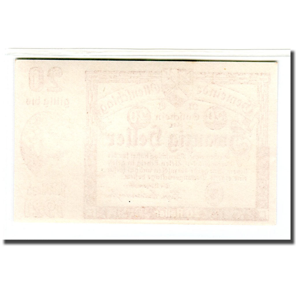 Biljet, Oostenrijk, Ottenschlag N.Ö. Gemeinde, 20 Heller, N.D, 1920, SPL
