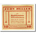 Biljet, Oostenrijk, Offenhausen O.Ö. Prv. Marktkommune, 10 Heller, personnage