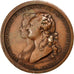 FRANCE, History, Louis XVI, Medal, AU(50-53), Duvivier, Bronze, 45, 47.30