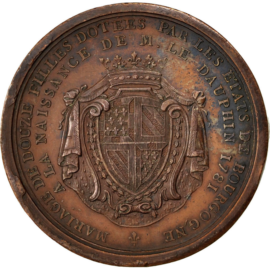 FRANCE, History, Louis XVI, Medal, AU(50-53), Duvivier, Bronze, 45, 47.30
