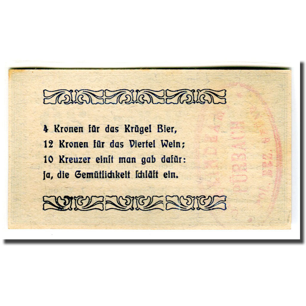 Geldschein, Österreich, Pürbach, 20 Heller, texte 1, 1920, UNZ-, Mehl:793I