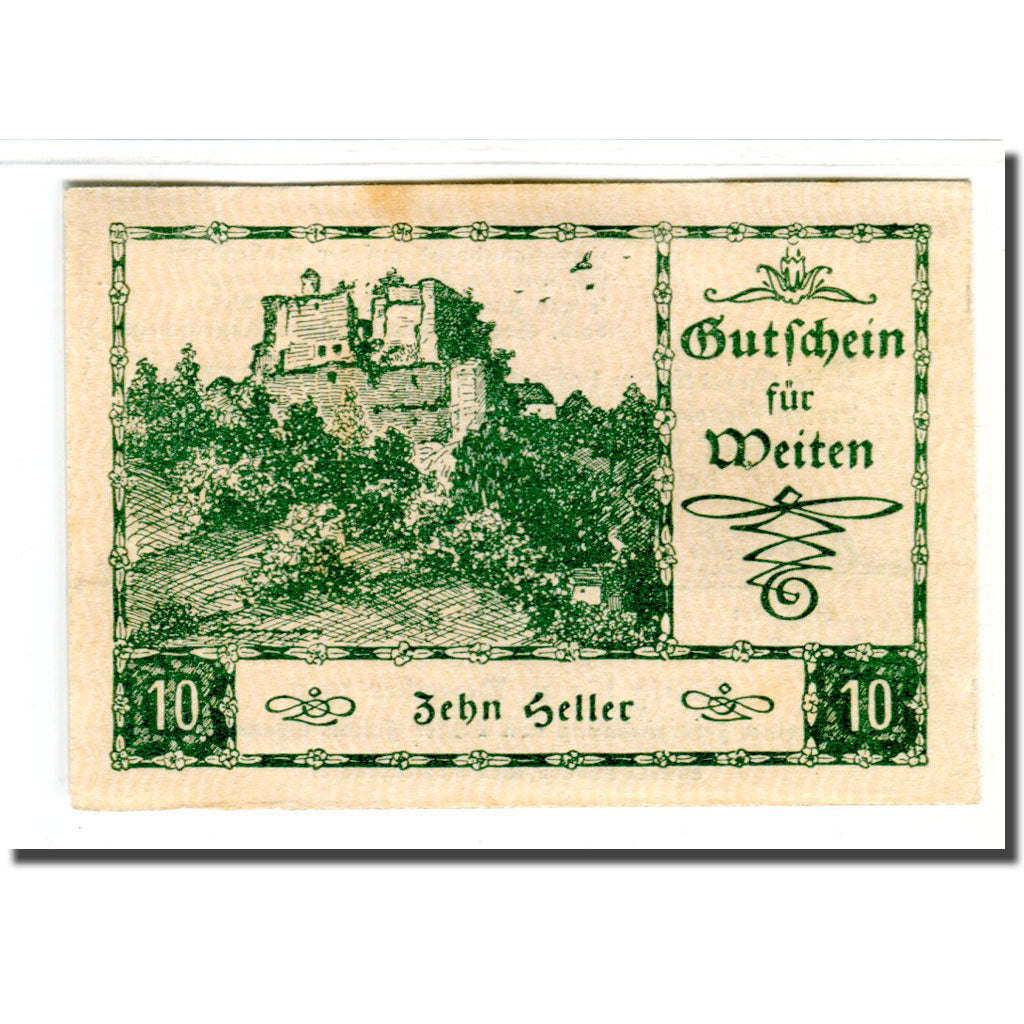 Banknote, Austria, Weiten N.Ö. Prv. Fr. Gruber, Gastwirt, Al. Lehner, Gastwirt