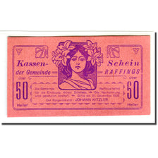 Banknote, Austria, Raffings N.Ö. Gemeinde, 50 Heller, valeur faciale, 1920