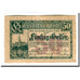 Billet, Autriche, Wien N.Ö. Stadtgemeinde, 50 Heller, texte 1, 1919