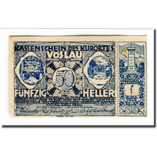 Banknote, Austria, Vöslau N.Ö. Gemeinde, 50 Heller, arbre 2, 1920, 1920-07-01