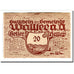 Geldschein, Österreich, Wallsee, 20 Heller, chateau 1, 1920, UNZ-, Mehl:1137Ia