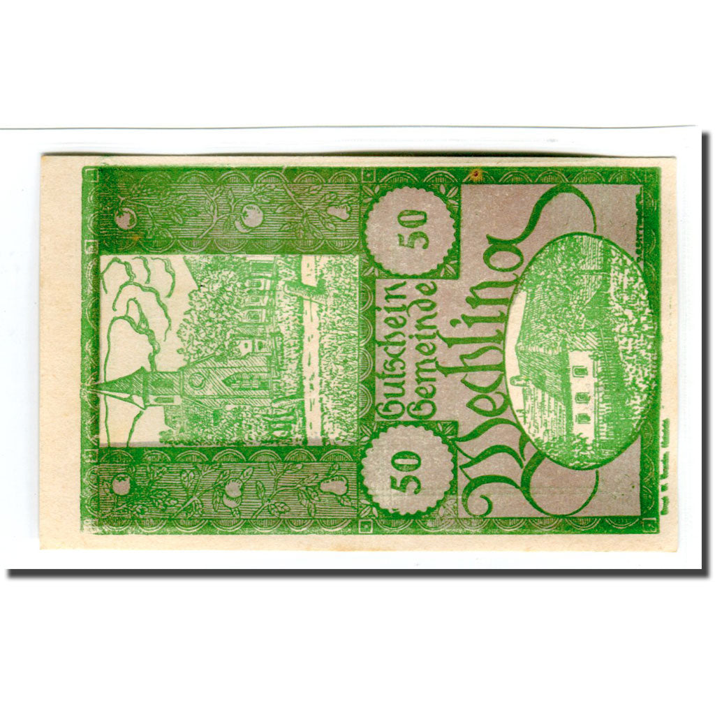 Geldschein, Österreich, Wechling, 50 Heller, Texte 2, 1920, UNZ-, Mehl:1145a
