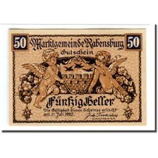 Banknote, Austria, Rabensburg, 50 Heller, N.D, 1920, UNC(63), Mehl:807c