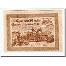 Banconote, Austria, Rabensburg, 20 Heller, texte 1, 1920, SPL, Mehl:808Ia