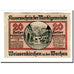 Billete, Austria, Weissenkirchen in der Wachau N.Ö. Marktgemeinde, 20 Heller
