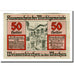Banknote, Austria, Weissenkirchen in der Wachau N.Ö. Marktgemeinde, 50 Heller