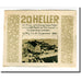 Banknote, Austria, Wimpassing an der Pielach N.Ö. Gemeinde, 20 Heller, village